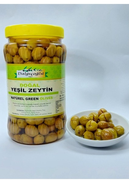Taze Kırma Ayvalık Yeşil Zeytin 1000 cc fiyatları