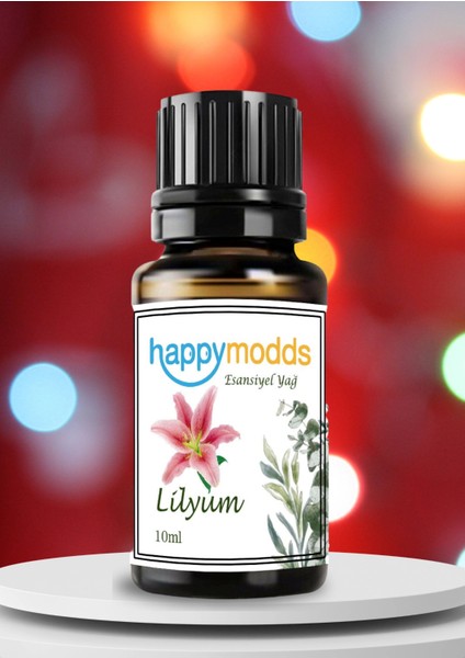 Lilyum Çiçeği Aromaterapi Uçucu Yağ Esansiyel Buhurdanlık Yağı 10 ml