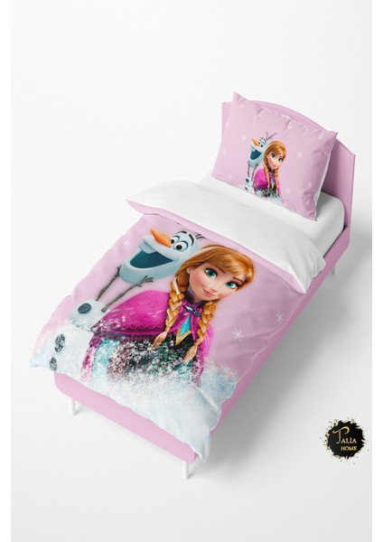 Frozen Anna Desenli Bebek ve Çocuk Nevresim Takımı TLAN-004
