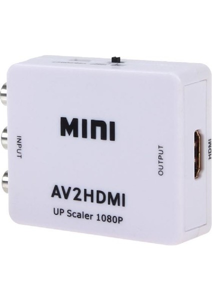 AV RCA TOS to HDMI Çevirici Dönüştürücü Tüplü TV Adaptörü 4553