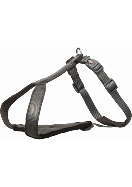 Köpek Premium Göğüs Tasması Xxs - x s 30 - 37 cm 10 mm Gri