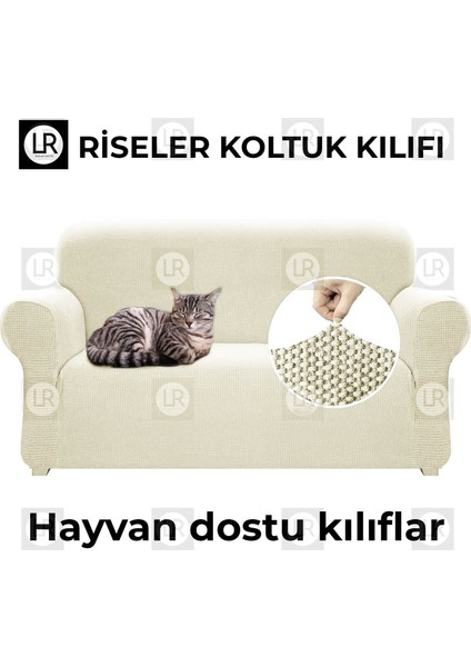 Balpeteği 3 Kişilik Antrasit Lastikli Kanepe Örtüsü | Lastikli Koltuk Örtüsü | Koltuk Kılıfı Balpeteği Koltuk fırsatları