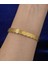 Gold Renk Burgu Modeli Altın Kaplama Çelik Bilezik 2