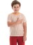 Lisanslı Çizgili Beyaz Unisex Çocuk T-Shirt 1