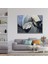 Tekli Yatay Kanvas Tablo Uv Baskı Modern Soft Fırça Darbeleri 2