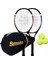 27INÇ Yetişkin Tenis Raketi "2 Adet" ve "3 Adet" Tenis Topu, Deluxe Tenis Çantası 1