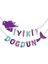Deniz Kızı Konsept Doğum Günü Iyi Ki Doğdun 3D Banner Yazı 1