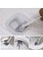Toilet Bükülebilir Pratik Silikon Wc Klozet Fırçası-Beyaz 2