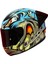 Rapıd2 Race Neo Mavi-Mor Kask + Spoiler Set (Şeffaf Kask Camı Hediyeli) 1