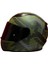 Rapıd 2 Race Thunder Bırds Mat Yeşil-Siyah-Gri Kask 1