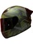 Rapıd 2 Race Thunder Bırds Mat Yeşil-Siyah-Gri Kask+Spoiler Set (Şeffaf Kask Camı Hediyeli ) 2