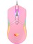 Gamenote MS1026 Rgb Uyumlu Pembe Gaming Oyuncu Mouse 6400DPI 1