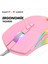 Gamenote MS1026 Rgb Uyumlu Pembe Gaming Oyuncu Mouse 6400DPI 5