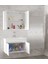 Estella-Ea Beyaz 80 cm Mdf-Aynalı-Lavabolu Banyo Dolabı Takımı***demonte Değil*** 2
