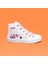Blacpink Baskılı Beyaz Keten Çocuk Spor Ayakkabı Sneaker 3