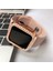 Apple Watch Elmas Cam+Kasa Koruyucu 45MM Zarif Şık Tasarım Akıllı Saat Koruyucu Kılıfı 5