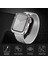 Apple Watch Elmas Cam+Kasa Koruyucu 45MM Zarif Şık Tasarım Akıllı Saat Koruyucu Kılıfı 2