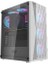 Melody White 4X12 cm Fanlı Temperli Cam Mesh Panel Beyaz Bilgisayar Kasası 2