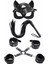 Maske Kırbaç Bileklik 5 Li Harness Deri Set Brnm 19653 [gymberq] 1