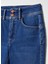 Orta Bel Slim Paça Cropped Fit Mavi Kadın Denim Pantolon 21006983 3