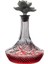 Kırmızı Gri Cam Şişe 30 cm 1300 ml 1