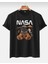 T-Shirt Siyah Nasa Baskılı 1