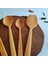 Ahşap Tahta Servis ve Sunum Kaşığı ve Spatula Seti - El Yapımı - Şimşir Ağacı 5