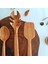 Ahşap Tahta Servis, Sunum, Kaşık Spatula ve Salata Servis Kaşığı Seti - El Yapımı - Zeytin Ağacı 4