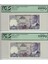 1000 Lira 7. Emisyon 2. Tertip Pick # 196 Serie E32 Farklı Filigran *takım Pcgs Sertifikalı 53/55 2