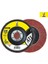 Katlı Flap Disk Yuvarlak Zımpara 115 mm - P60 Kum - 10 Adet 2