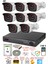 8 Kameralı 5mp 3.6mm Lens 2mp Görüntü 36 Led Gece Görüşlü FullHd Güvenlik Kamerası 2236 1 TB 1