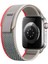 Trail Loop Kordon, Apple Watch ile Uyumlu Seri SE/11/10/9/8/7/6/5/4/3, 42mm-41mm-40mm-38mm, Kırmızı Gri 2