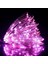 10 Metre Pembe Pilli LED Işık Canlı Pembe Işık IP65SU Geçirmez Sevgililer Gününe Özel Pembe LED Işık 1