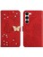 Samsung Galaxy S23 Plus 5g Için Cüzdan Kelebek Kapağı Ayarlanabilir Boyun Kayışı Crossbody Lanyard Kılıf (Yurt Dışından) 4