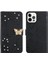 iPhone 12 Pro Max Için Cüzdan Kelebek Kapağı Ayarlanabilir Boyun Kayışı Crossbody Lanyard Kılıf (Yurt Dışından) 4