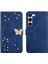 Samsung Galaxy S23 5g Için Cüzdan Kelebek Kapağı Ayarlanabilir Boyun Kayışı Crossbody Lanyard Kılıf (Yurt Dışından) 4