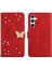 Samsung Galaxy S23 Fe 5g Için Cüzdan Kelebek Kapağı Ayarlanabilir Boyun Kayışı Crossbody Lanyard Kılıf (Yurt Dışından) 4