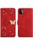 Samsung Galaxy A22 5g Için Cüzdan Kelebek Kapağı Ayarlanabilir Boyun Kayışı Crossbody Lanyard Kılıf (Yurt Dışından) 4