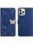 iPhone 13 Pro Için Cüzdan Kelebek Kapağı Ayarlanabilir Boyun Kayışı Crossbody Lanyard Kılıf (Yurt Dışından) 4