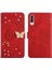 Samsung Galaxy A70 Için Cüzdan Kelebek Kapağı Ayarlanabilir Boyun Kayışı Crossbody Lanyard Kılıf (Yurt Dışından) 4