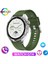 RW44 Watch GT4 Amoled Ekran Android İos HarmonyOs Uyumlu 3 Kordonlu Akıllı Saat Yeşil 2