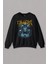 Unisex Sweatshirt Omen Gotik Skull Gothic Corpse Bride Siyah Baskılı Sweat 1