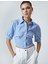 Crop Balon Kol Gömlek Slim Fit Pamuklu 1