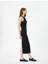 Midi Elbise Halter Yaka Bodycon Fitilli 1