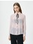 Puantiyeli Gömlek Uzun Kollu Düğmeli Yaka Detaylı 3