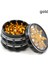 63MM Geometrik Tasarım Metal Öğütücü - Altın (Yurt Dışından) 2