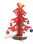 2pcs Noel Süslemeleri Küçük Yılbaşı Ağacı Süsleri Ahşap Mini Yılbaşı Ağacı Masa Süslemeleri (Yurt Dışından) 1