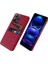 Xiaomi Redmi Için Note 12 Pro+ 5g Kumaş Doku Telefon Geri Kapak 2 Kart Yuvası ile Slim Fit Cep Telefonu Koruyucu Kılıf-Kırmızı (Yurt Dışından) 1