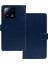 Xiaomi 13 Pro 5g Çılgın At Dokusu Pu Deri Stand Manyetik Toka Şok Geçirmez Telefon Cüzdan Kapağı-Mavi (Yurt Dışından) 1