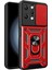 Xiaomi Redmi Için 12 4g Arka Lens Koruması Anti-Drop Anti-Drop Telefon Kılıfı Pc+Tpu Kickstand-Kırmızı (Yurt Dışından) 1